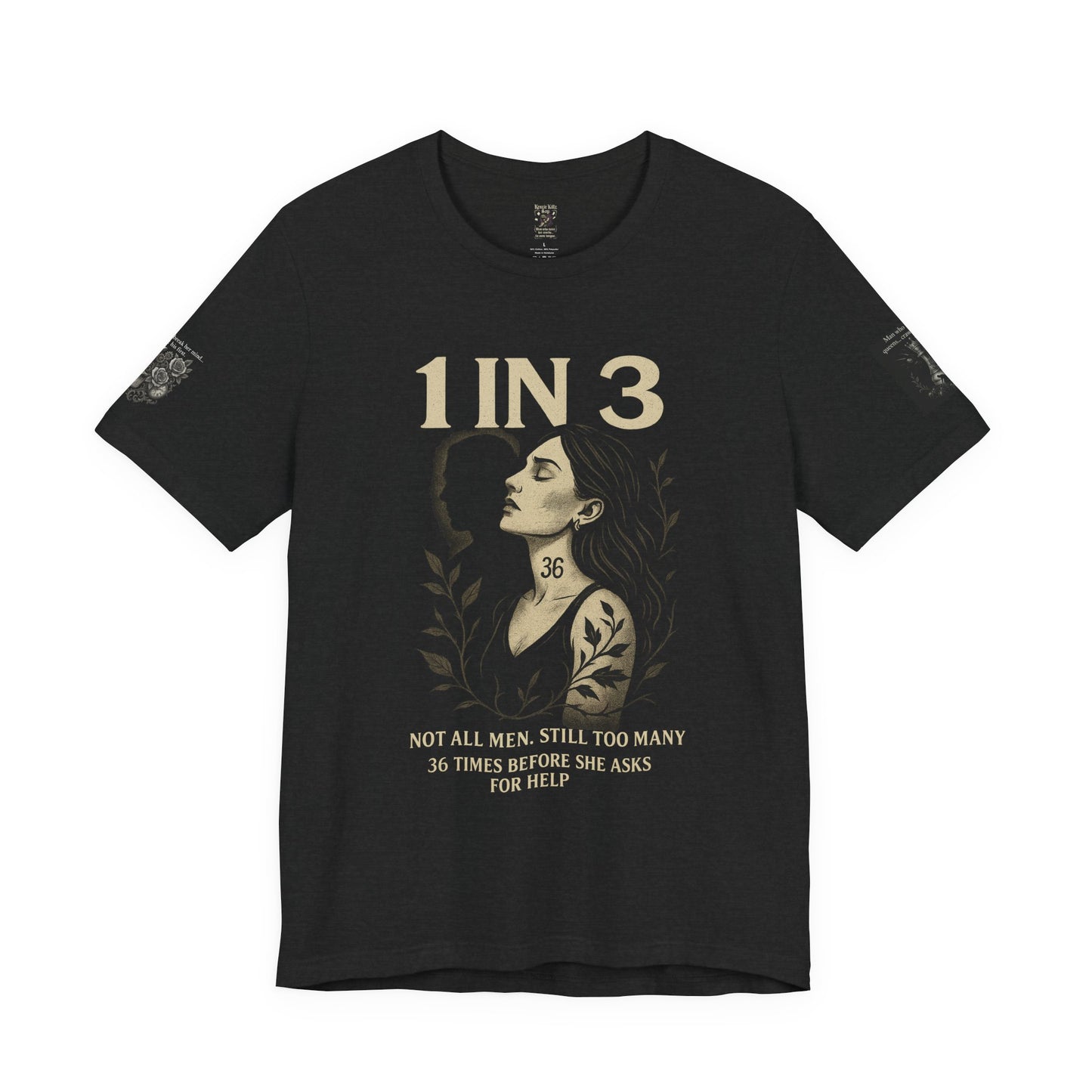 Survivor Empowering Awareness Tee, Feminist Shirt, Social Justice Apparel, Thought-Provoking T-Shirt, Awareness Campaign Clothing