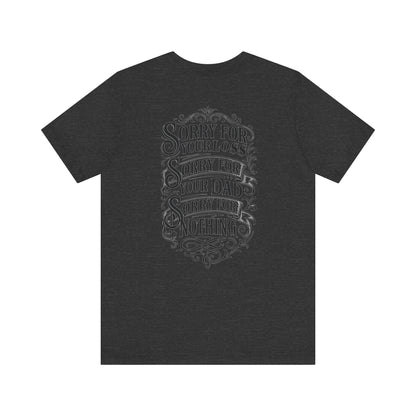 Dead Dads Club Sorry Graphic Tee, Unisex Short Sleeve T-Shirt, Halloween Shirt, Edgy Casual Wear, Alternative Fashion, Fun Gift Idea