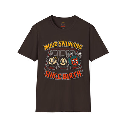 Mood Swinging Unisex T-Shirt, Funny Graphic Tee, Humor Shirt, Gift for Friends, Casual Wear, Birthday Present