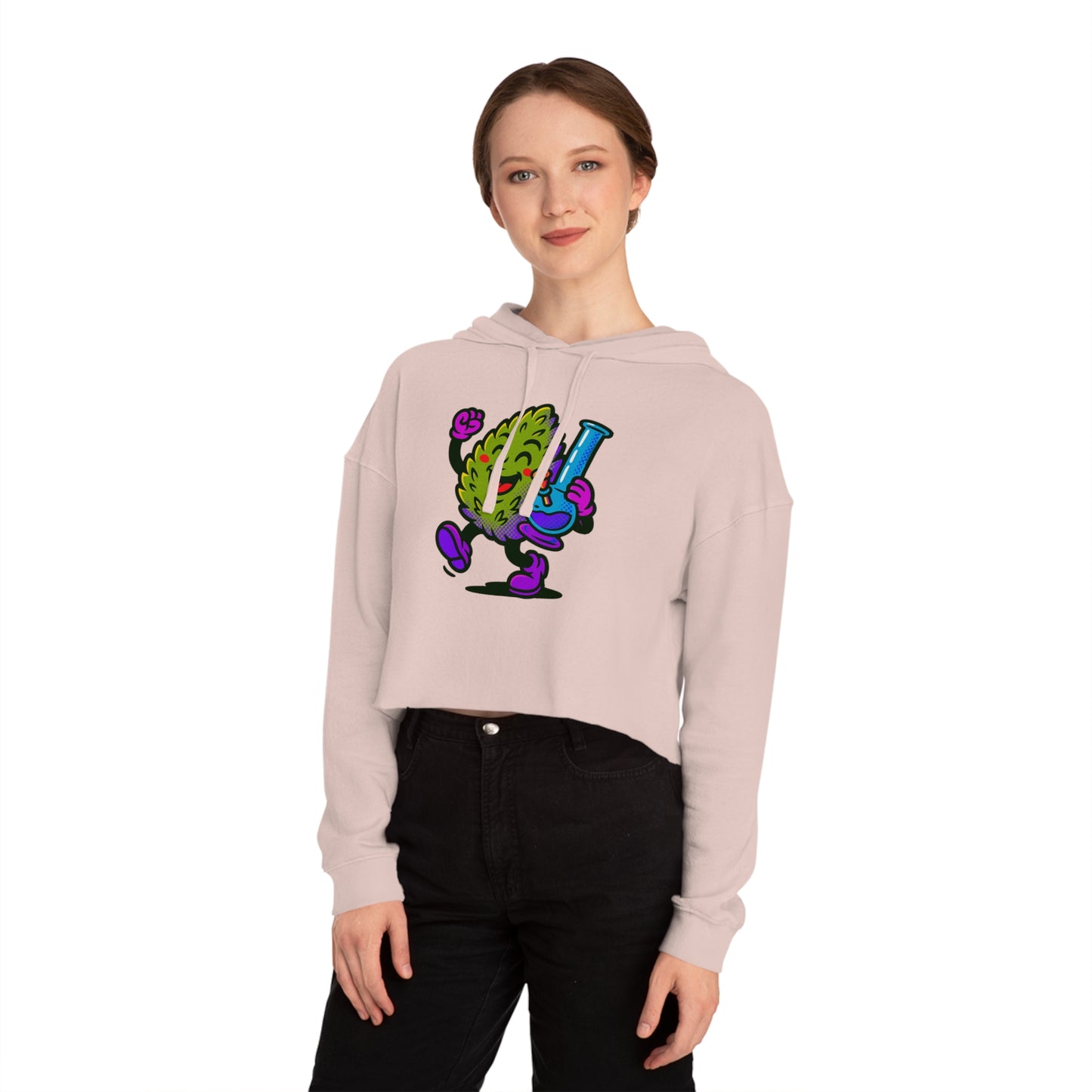 Who Needs A Man... Trendy Women’s Cropped Hooded Sweatshirt with Fun Cannabis Designs | Perfect for Casual Outings, Festivals, Gifts, and Self-Care Days, [...]