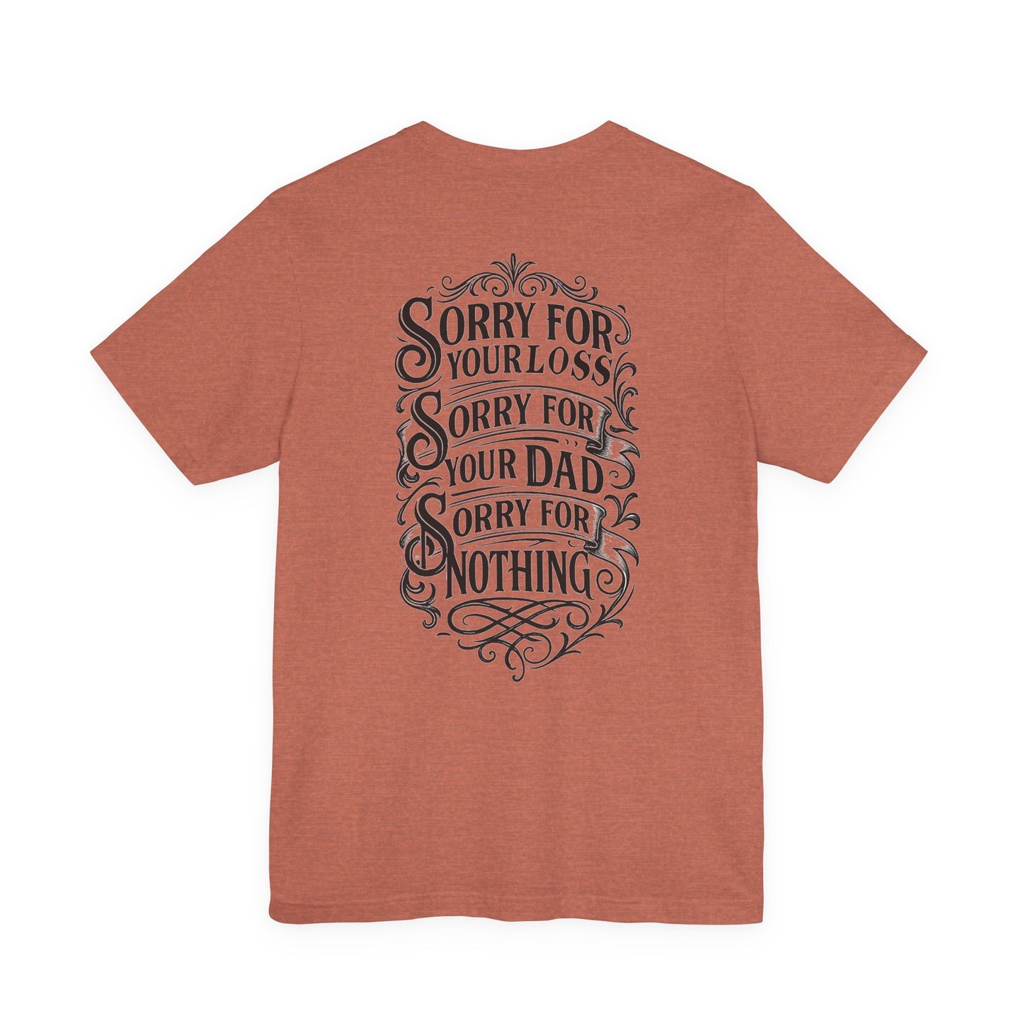 Dead Dads Club Sorry Graphic Tee, Unisex Short Sleeve T-Shirt, Halloween Shirt, Edgy Casual Wear, Alternative Fashion, Fun Gift Idea
