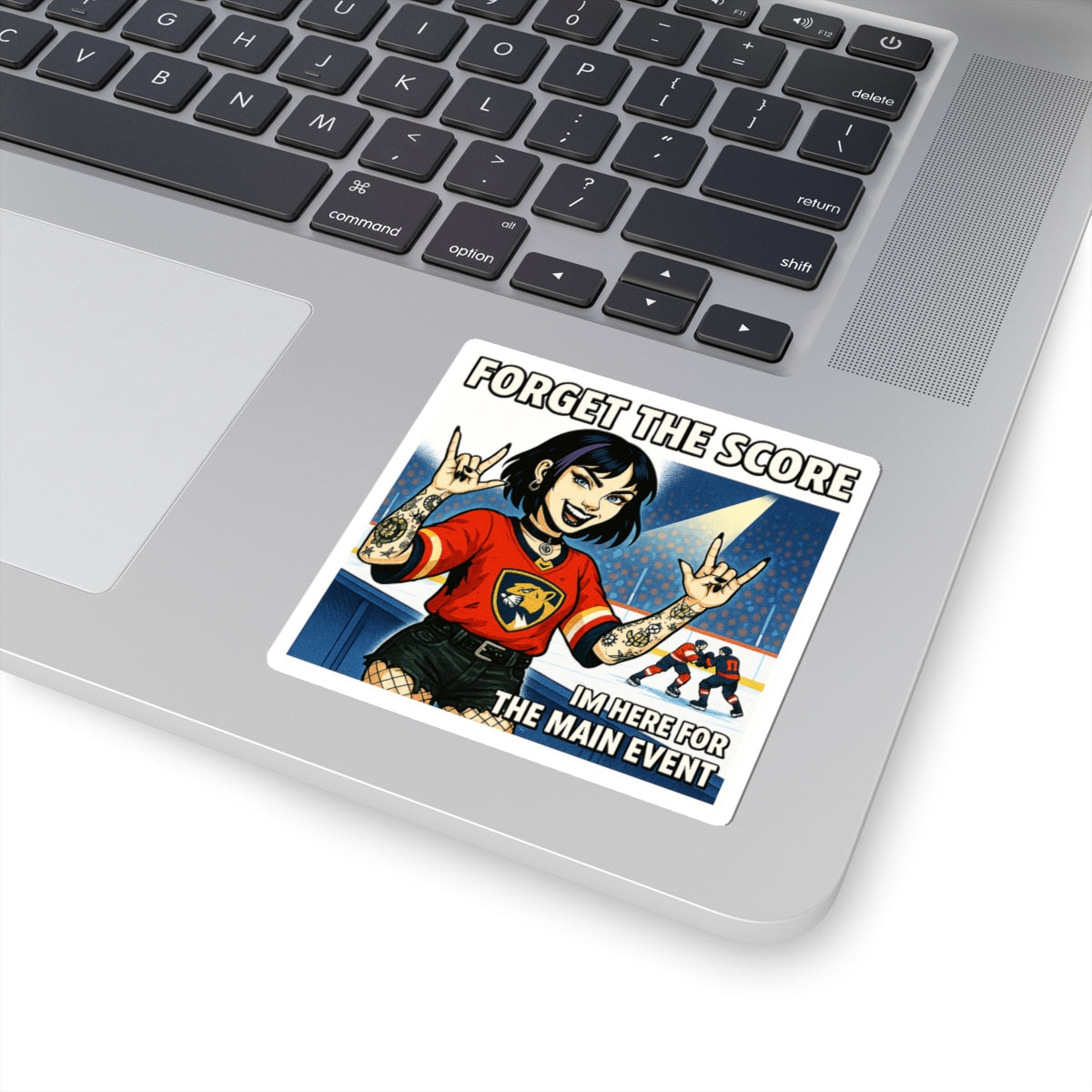 Rockin' Sports Kiss-Cut Stickers | Forget the Score, Main Event Lover, Fun Decor, Gift for Fans, Laptop Stickers