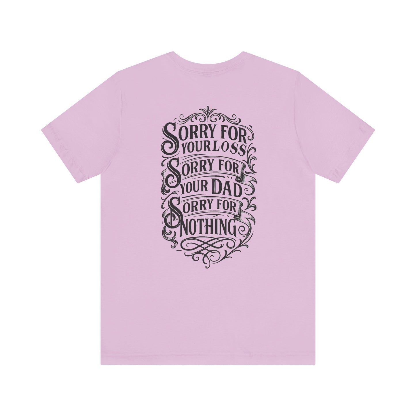 Dead Dads Club Sorry Graphic Tee, Unisex Short Sleeve T-Shirt, Halloween Shirt, Edgy Casual Wear, Alternative Fashion, Fun Gift Idea