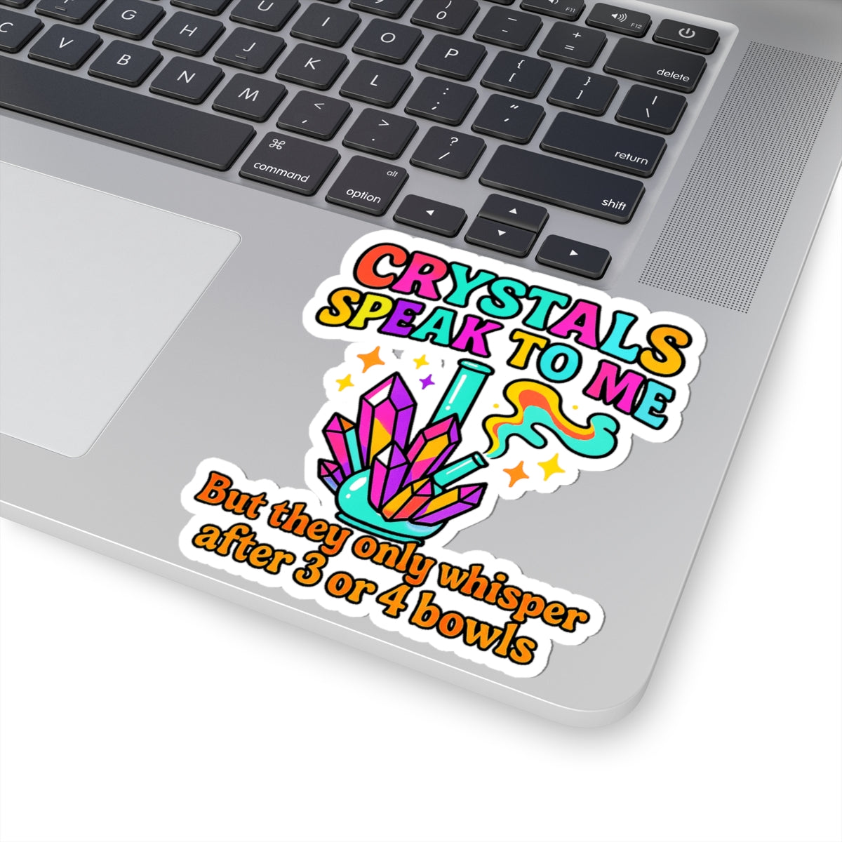 Colorful Crystal-Themed Kiss-Cut Stickers | Perfect for Gift Giving, Journals, Laptops, Water Bottles, Celebrations