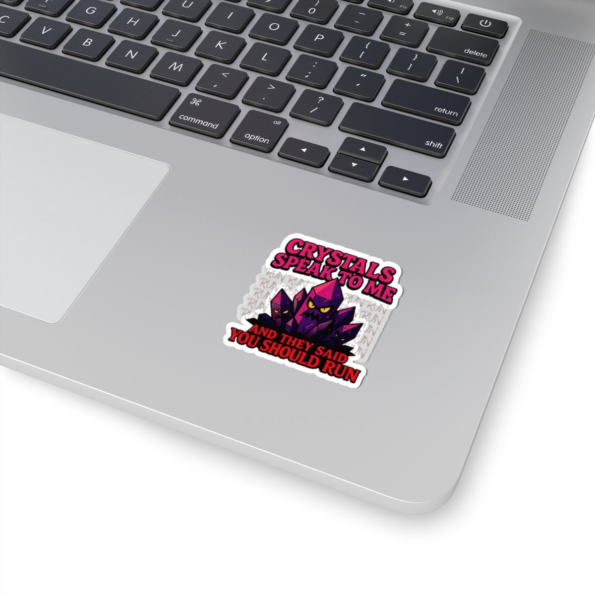 Crystal-Themed Kiss-Cut Stickers, Fun Stickers, Vinyl Decals, Witchy Accessories, Crystals Gifts, Laptop Decor