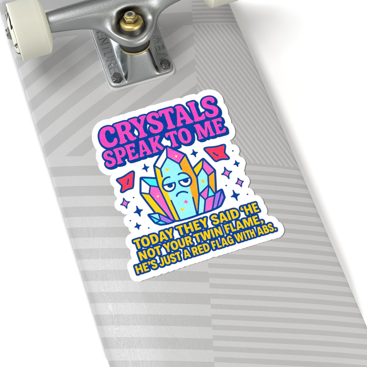 Whimsical Crystal Stickers | Fun Laptop Decor for Spiritual Souls, Journaling, Gift Ideas, Spirituality, Crystals
