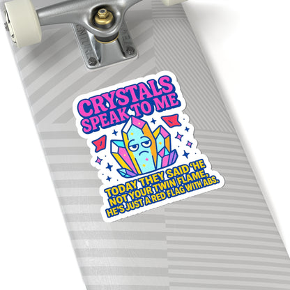 Whimsical Crystal Stickers | Fun Laptop Decor for Spiritual Souls, Journaling, Gift Ideas, Spirituality, Crystals