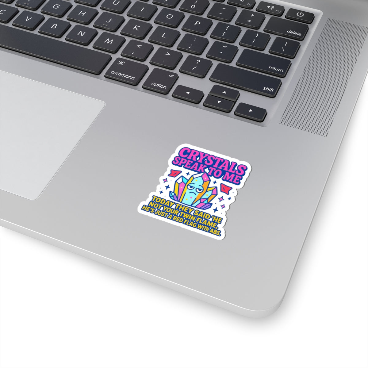 Whimsical Crystal Stickers | Fun Laptop Decor for Spiritual Souls, Journaling, Gift Ideas, Spirituality, Crystals