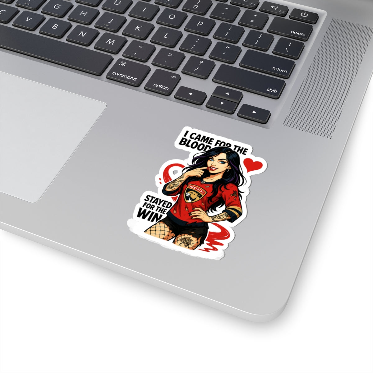 Bold Kiss-Cut Stickers, Sporty Vinyl Decals for Fans, Perfect for Laptops, Water Bottles, Team Merchandise, and Gifts