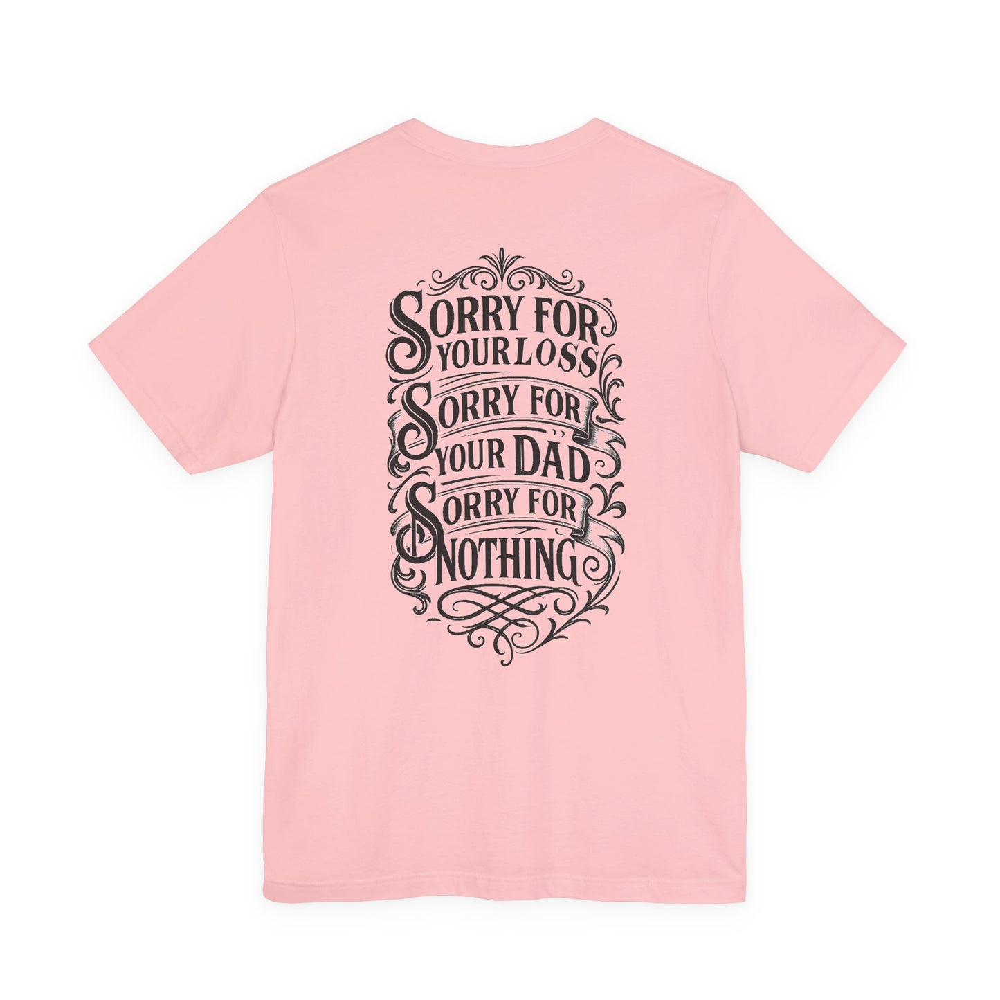 Dead Dads Club Sorry Graphic Tee, Unisex Short Sleeve T-Shirt, Halloween Shirt, Edgy Casual Wear, Alternative Fashion, Fun Gift Idea