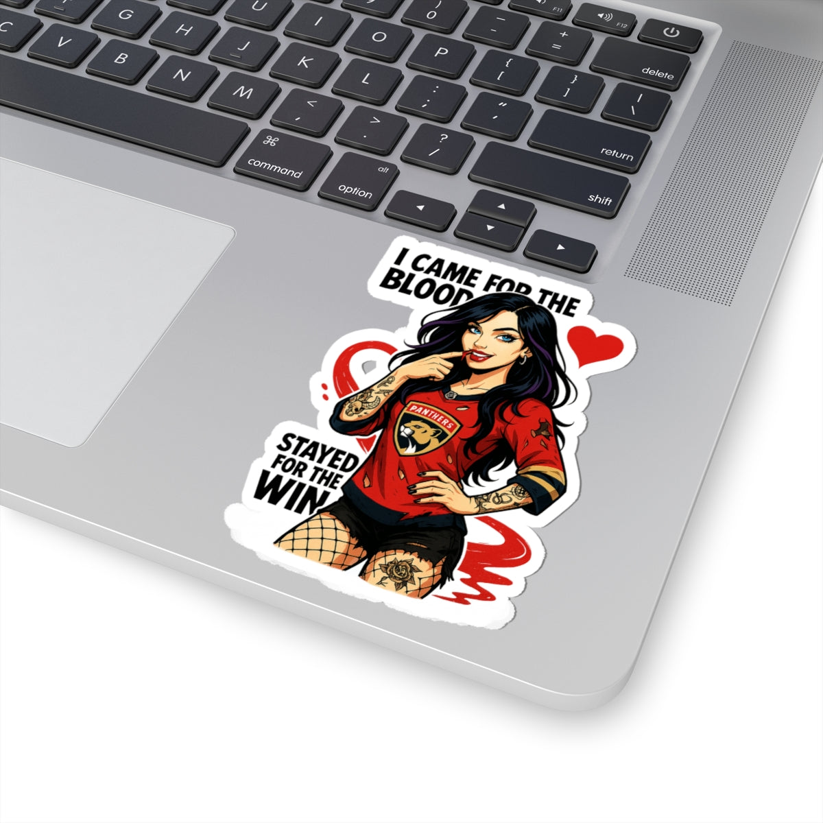 Bold Kiss-Cut Stickers, Sporty Vinyl Decals for Fans, Perfect for Laptops, Water Bottles, Team Merchandise, and Gifts