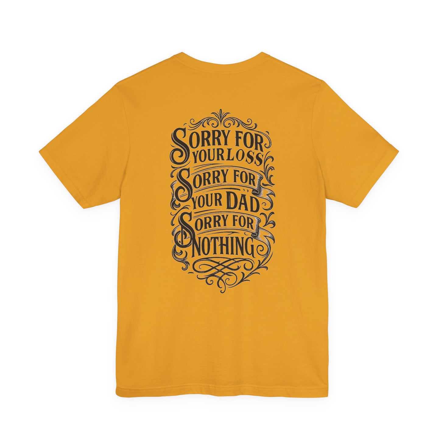 Dead Dads Club Sorry Graphic Tee, Unisex Short Sleeve T-Shirt, Halloween Shirt, Edgy Casual Wear, Alternative Fashion, Fun Gift Idea