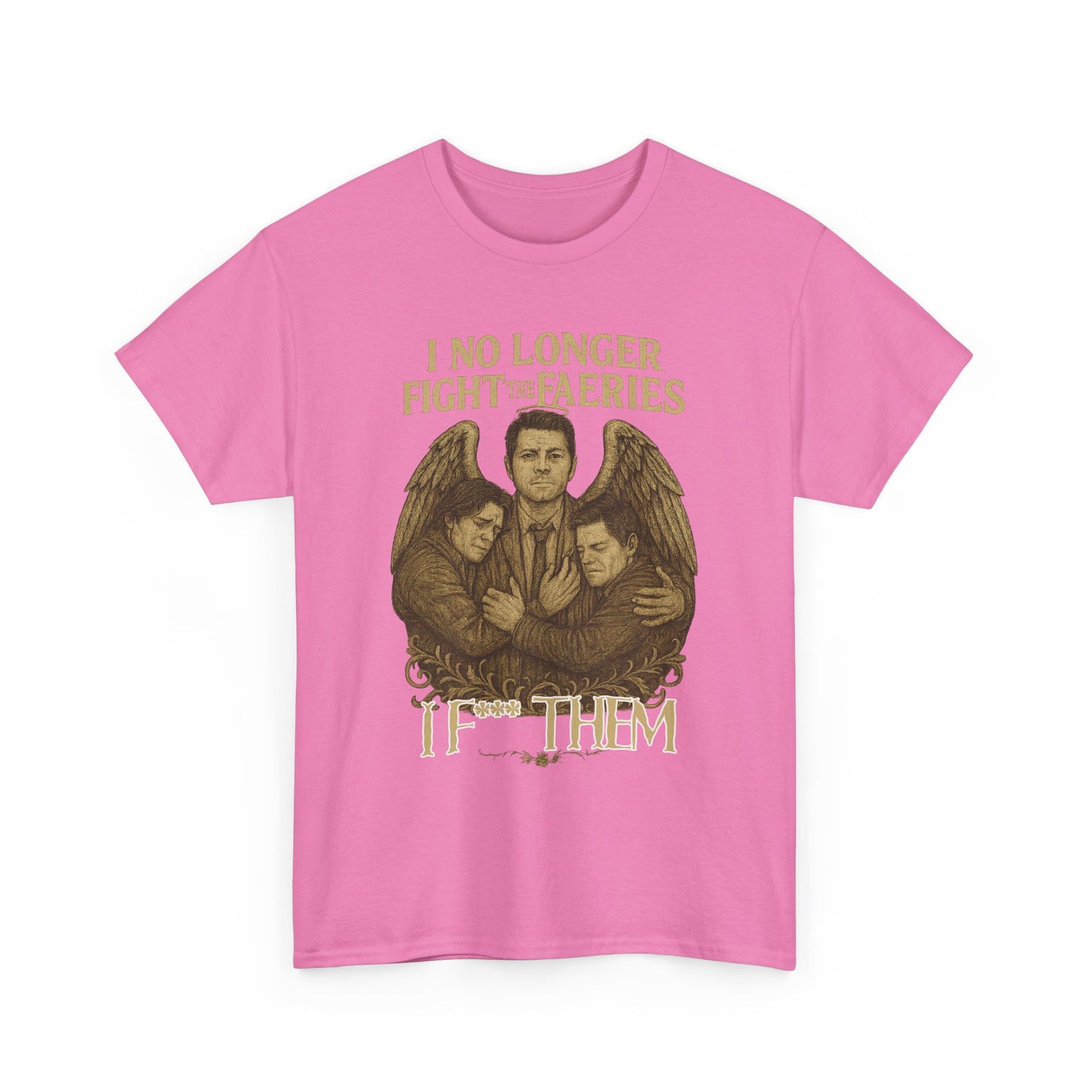 I No Longer Fight the Faeries Supernatural T Shirt Unisex Heavy Cotton Tee, Witchy Graphic Tee, Gift for Fantasy Lovers, Unisex T-Shirt, Occult Apparel, [...]