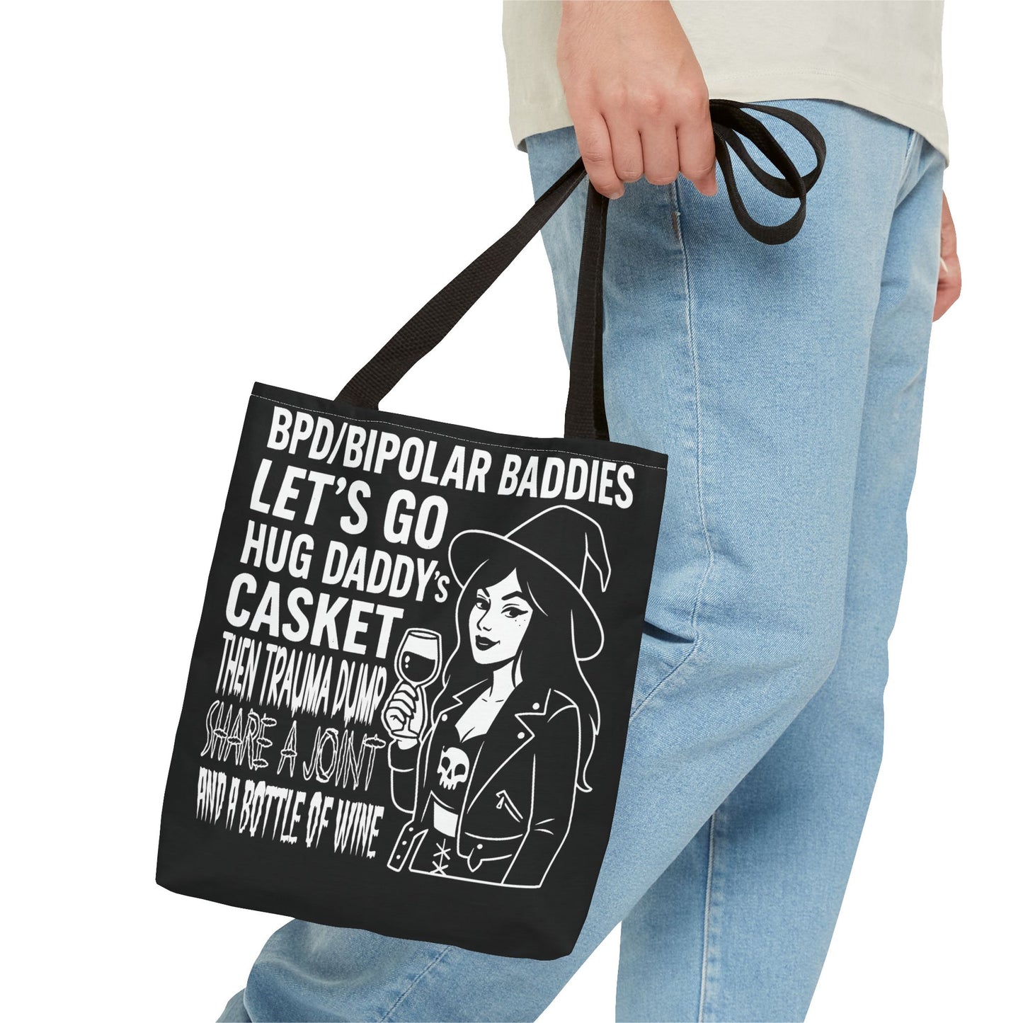 Bipolar Baddies (Great For Your "Gardening" Supplies! Tote Bag - Stylish AOP Carry-All for Everyday Use, Gifts, Festivals, & Self-Care